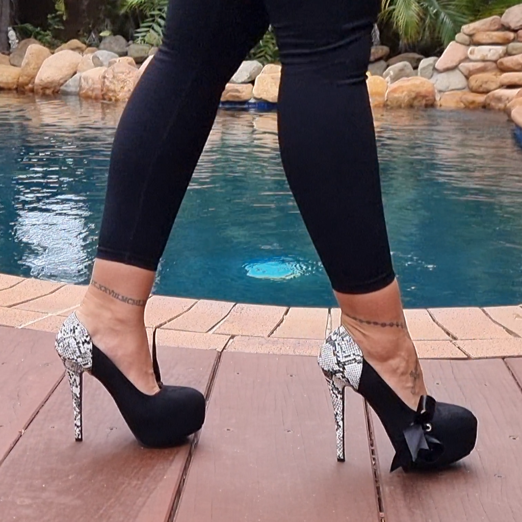 Suede Platform High Heel Diamante Stud Ankle Strappy | Shoe Box –  ShoeboxBoutique
