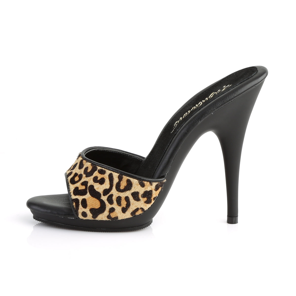 FABULICIOUS POISE-501FUR LEOPARD PRINT 5 INCH HIGH HEEL SHOES SIZE 7 SALE