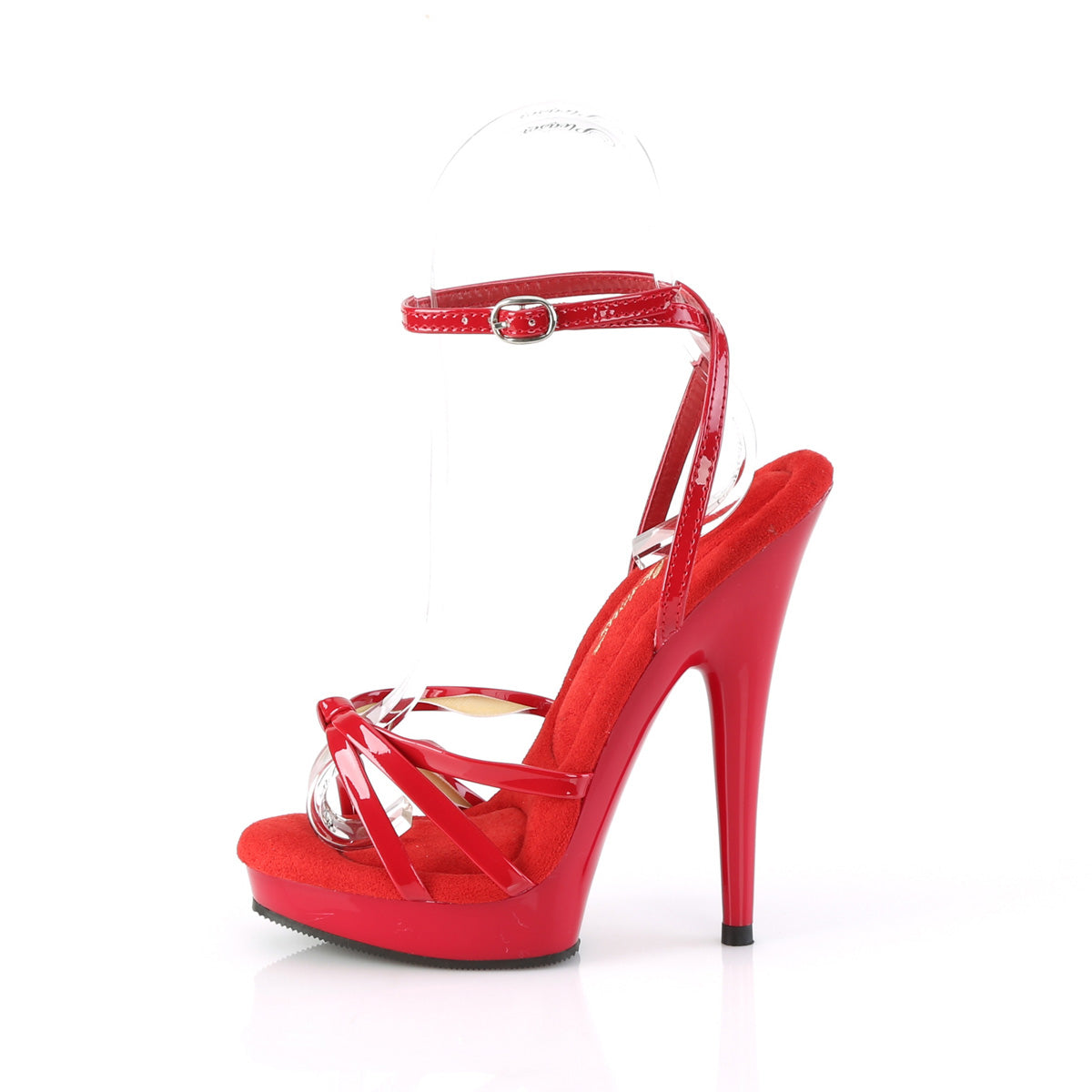 FABULICIOUS SULTRY-638 RED 6 INCH HIGH HEEL SHOES SIZE 7 USA SALE